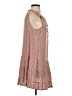 Max Studio 100% Rayon Paisley Orange Red Casual Dress Size XS (estimated) - photo 4