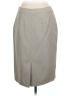 Jones New York 100% Polyester Solid Gray Formal Skirt Size 10 - photo 2