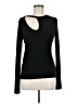 n:Philanthropy Black Long Sleeve Top Size M - photo 1
