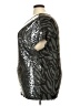 MICHAEL Michael Kors Metallic Silver Short Sleeve Top Size 3X - photo 5