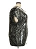 MICHAEL Michael Kors Metallic Silver Short Sleeve Top Size 3X - photo 4