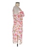 Shein Floral Pink Cocktail Dress Size 6 - photo 4