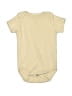 Quiltex Solid Yellow Short Sleeve Onesie Size 0-3 mo - photo 1