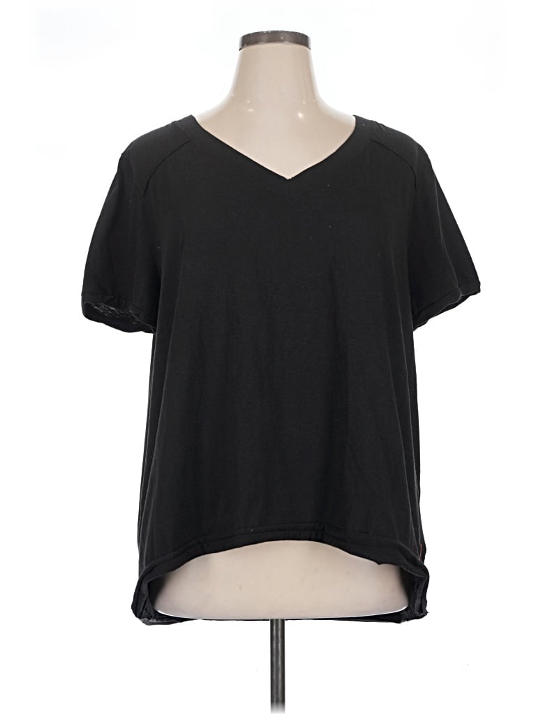 Pre-owned Peace Love World Short Sleeve T-shirt In Black