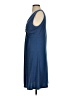 Unbranded Solid Blue Casual Dress Size S - photo 5