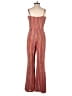Julie Brown Stripes Orange Jumpsuit Size 2 - photo 2
