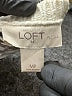 Ann Taylor LOFT Outlet Chevron-herringbone Ivory Silver Pullover Sweater Size M (petite) - photo 7