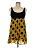 Audrey 3+1 100% Polyester Yellow Sleeveless Top Size M - photo 1