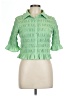 Unbranded Green 3/4 Sleeve Blouse Size L (estimated) - photo 1