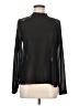 BCNU Be Seeing You 100% Polyester Black Long Sleeve Blouse Size M - photo 1