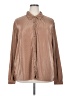 Assorted Brands 100% Polyester Metallic Brown Long Sleeve Blouse Size XXL - photo 1