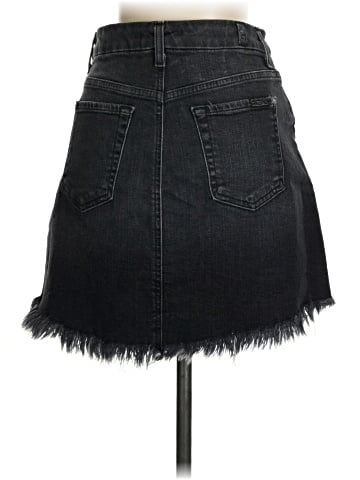 7 For All Mankind Denim Skirt (view 2)