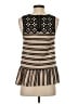 Free People 100% Polyester Tan Sleeveless Top Size XS - photo 2