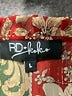 RD & KoKo Paisley Burgundy Long Sleeve Blouse Size L - photo 4