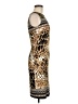 Frank Lyman Design Animal Print Brown Cocktail Dress Size 6 - photo 4