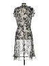 MSK 100% Polyester Silver Cocktail Dress Size 12 - photo 2
