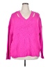 Skies Are Blue 100% Acrylic Pink Pullover Sweater Size 2X - photo 1