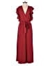 Hutch Solid Burgundy Jumpsuit Size XS - photo 1