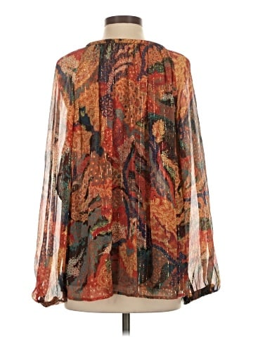 A.L.C. Long Sleeve Silk Top (view 2)