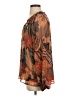 A.L.C. Brown Long Sleeve Silk Top Size 4 - photo 5