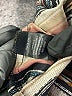 Dolce Vita 100% Silk Brown Kimono Size S - photo 8