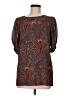 DKNY Brown 3/4 Sleeve Silk Top Size 6 - photo 1