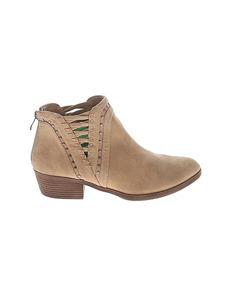 Pre-owned Sugar Ankle Boots In Brown