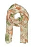 Unbranded Floral Tan Orange Scarf One size - photo 1
