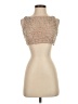 Terani Couture 100% Polyester Tan Sleeveless Top Size 4 - photo 1