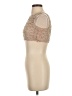 Terani Couture 100% Polyester Tan Sleeveless Top Size 4 - photo 5