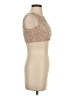 Terani Couture 100% Polyester Tan Sleeveless Top Size 4 - photo 4