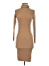 Express Solid Tan Casual Dress Size S - photo 1