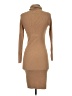 Express Solid Tan Casual Dress Size S - photo 2