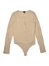 Express Outlet Tan Bodysuit Size L - photo 1