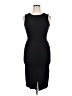 metaphor Solid Black Cocktail Dress Size 14 - photo 1