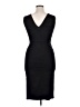 metaphor Solid Black Cocktail Dress Size 14 - photo 2