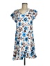 Assorted Brands Print Blue Casual Dress Size M - photo 1