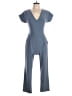 Express Solid Blue Jumpsuit Size S - photo 1