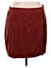 Rachel Solid Burgundy Casual Skirt Size 2X - photo 1