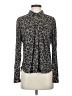 Gerard Darel Animal Print Gray Long Sleeve Blouse Size XS (1) - photo 1