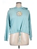 Assorted Brands Teal Sweatshirt Size 1X - photo 1