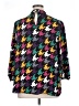 Ashley Stewart 100% Polyester Houndstooth Black 3/4 Sleeve Blouse Size 14/16W - photo 2