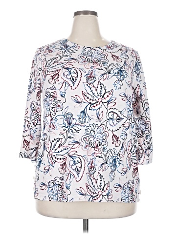 Croft & Barrow 3/4 Sleeve T-Shirt (view 1)