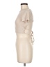 Audrey 3+1 Tan Short Sleeve Turtleneck Size M - photo 5