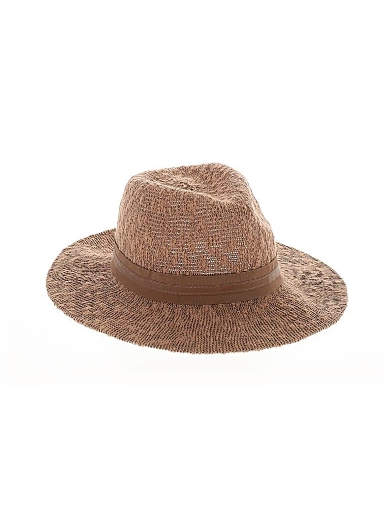 Pre-owned Isa & Stef Hat In Brown
