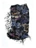 Unbranded Purple Black Scarf One size - photo 2