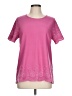 Peyton Primrose Pink Short Sleeve Top Size L - photo 1