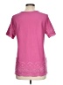 Peyton Primrose Pink Short Sleeve Top Size L - photo 2