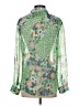 I. Madeline 100% Polyester Green Long Sleeve Blouse Size XS - photo 2