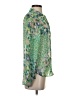 I. Madeline 100% Polyester Green Long Sleeve Blouse Size XS - photo 4